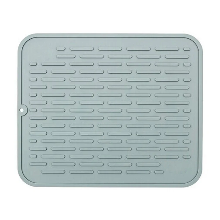 Silicone Dish Quick Bar Drying Dining Table Bath Mat Custom Logo Foldable Kitchen Large Microfiber