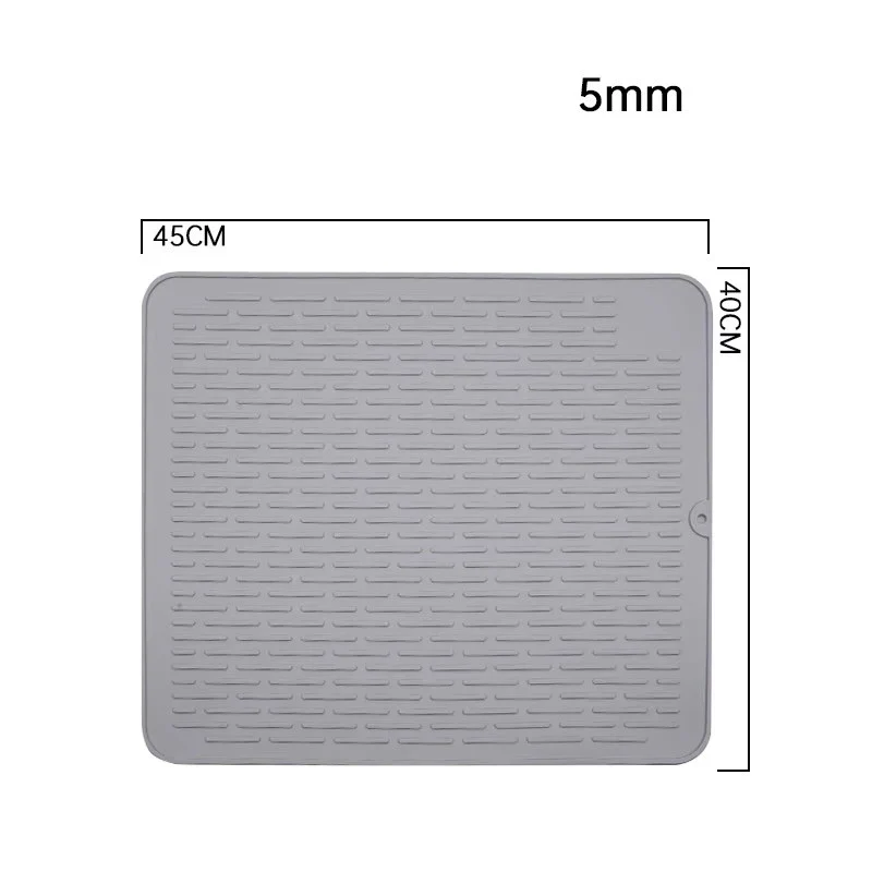 Silicone Dish Quick Bar Drying Dining Table Bath Mat Custom Logo Foldable Kitchen Large Microfiber