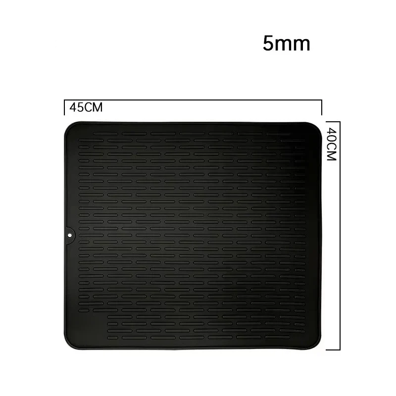 Silicone Dish Quick Bar Drying Dining Table Bath Mat Custom Logo Foldable Kitchen Large Microfiber