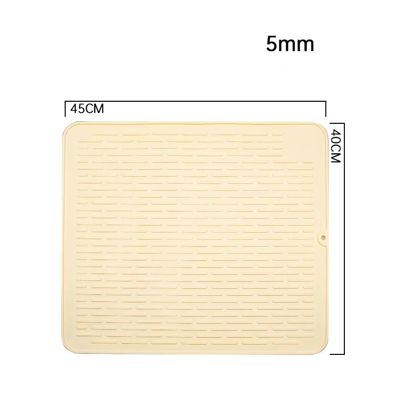Silicone Dish Quick Bar Drying Dining Table Bath Mat Custom Logo Foldable Kitchen Large Microfiber