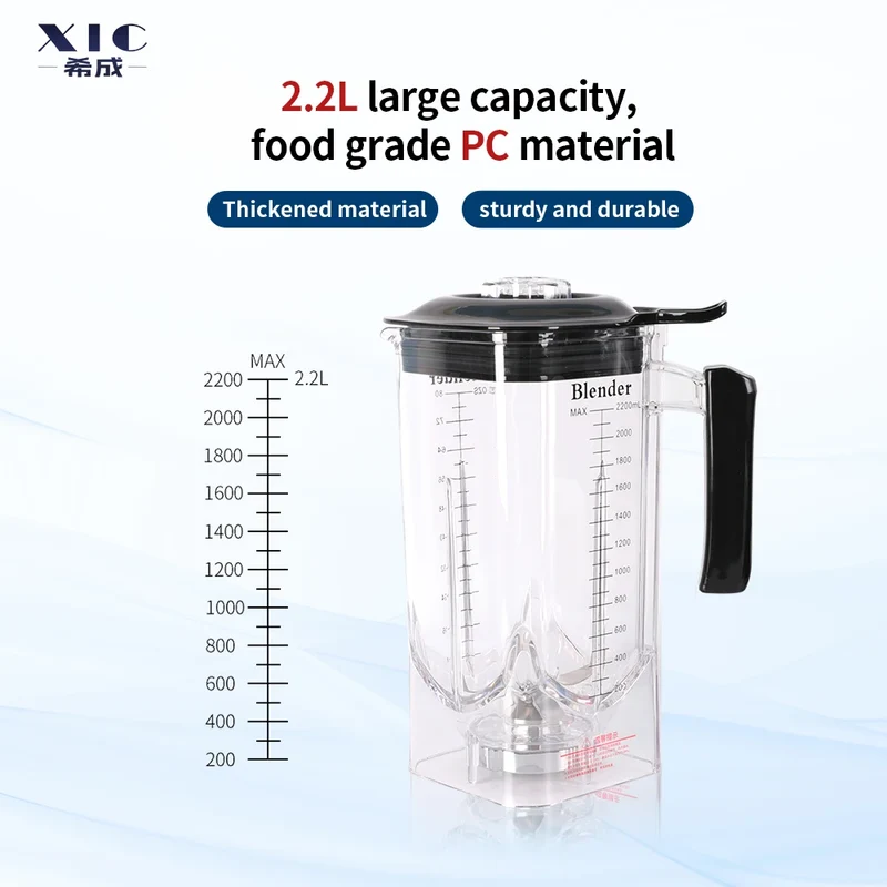 High Speed 2.2L Kitchen Food Heavy Duty Blender Mixer Industrial Korean Bingsu Machine With Sound Proof Cover