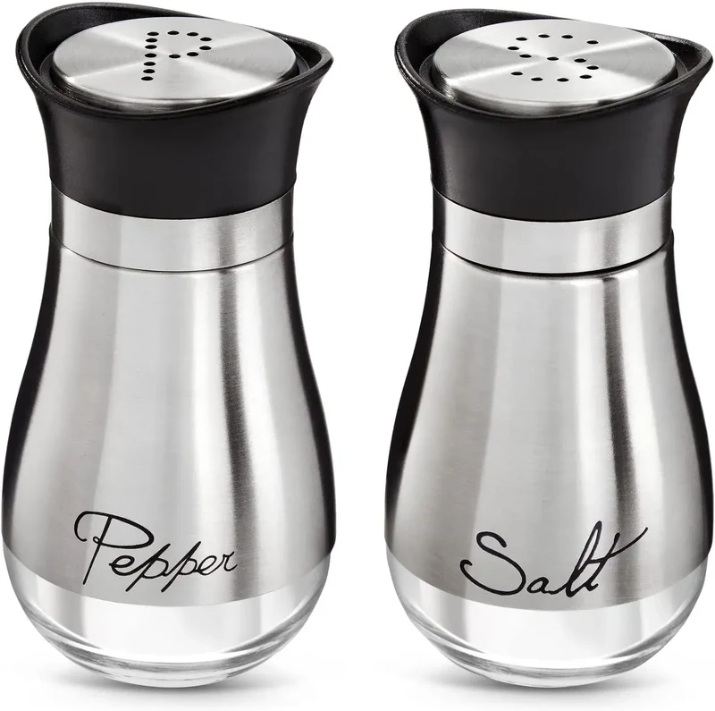 New Little Penguin Stainless Steel Glass Seasoning Bottle Kitchen Pepper Cumin Seasoning Set