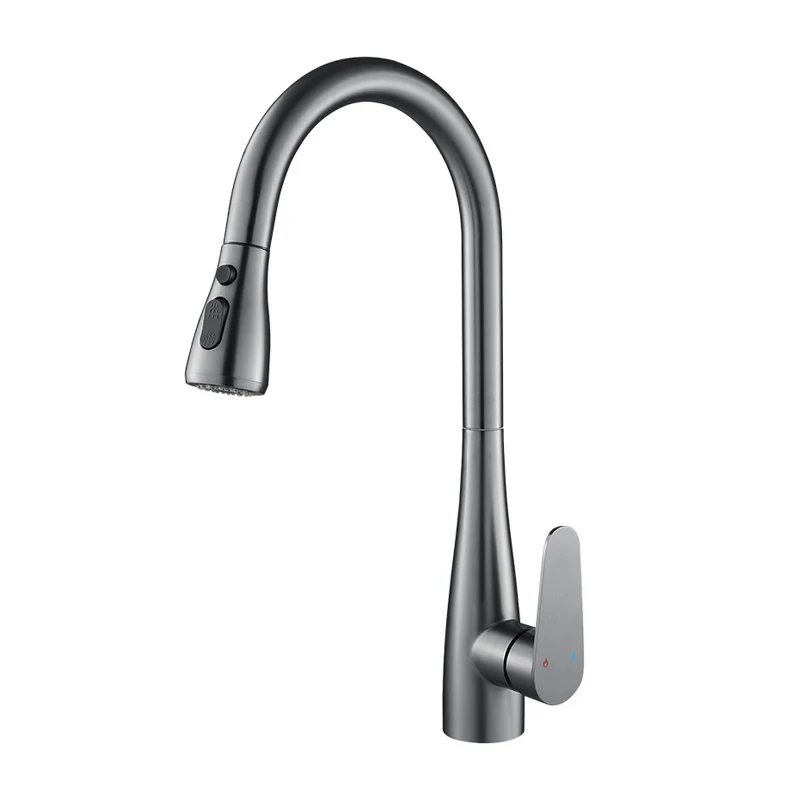 China Supplier Factory Price Torneira Da Bacia Vegetal Preta Pull Out Kitchen Sink Faucet Mixer Tap