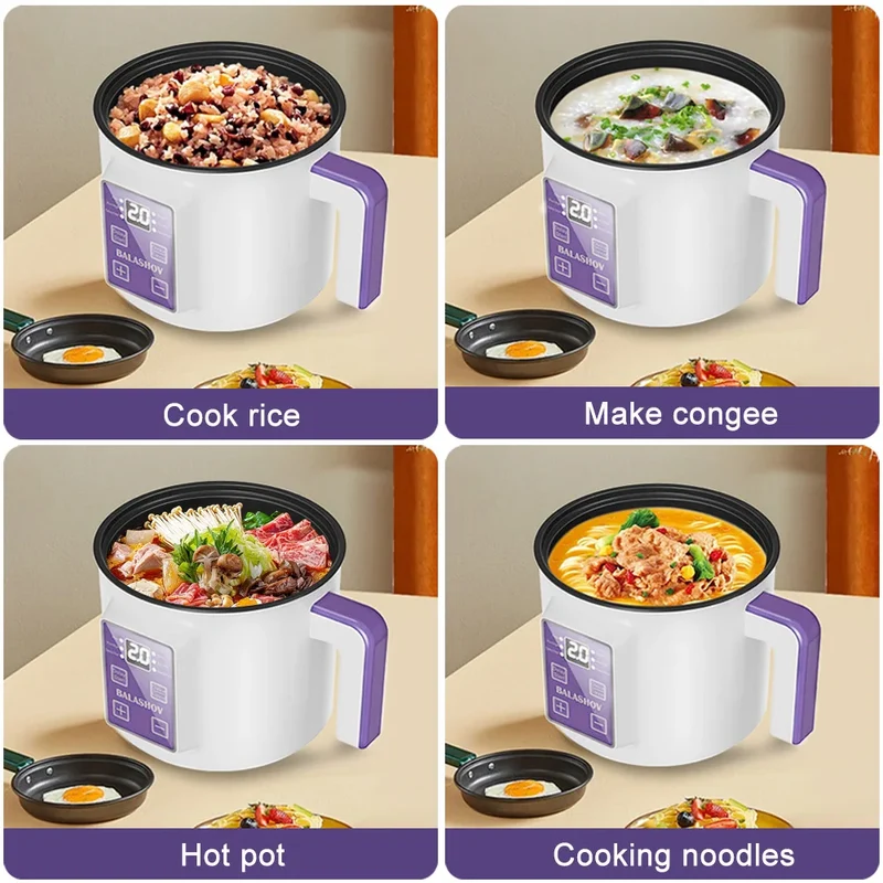 220V Smart Electric Rice Cooker Household Multicooker Steamer Double Layer Rice Cooker Auto Rice Cooker Appliances for Kitchen