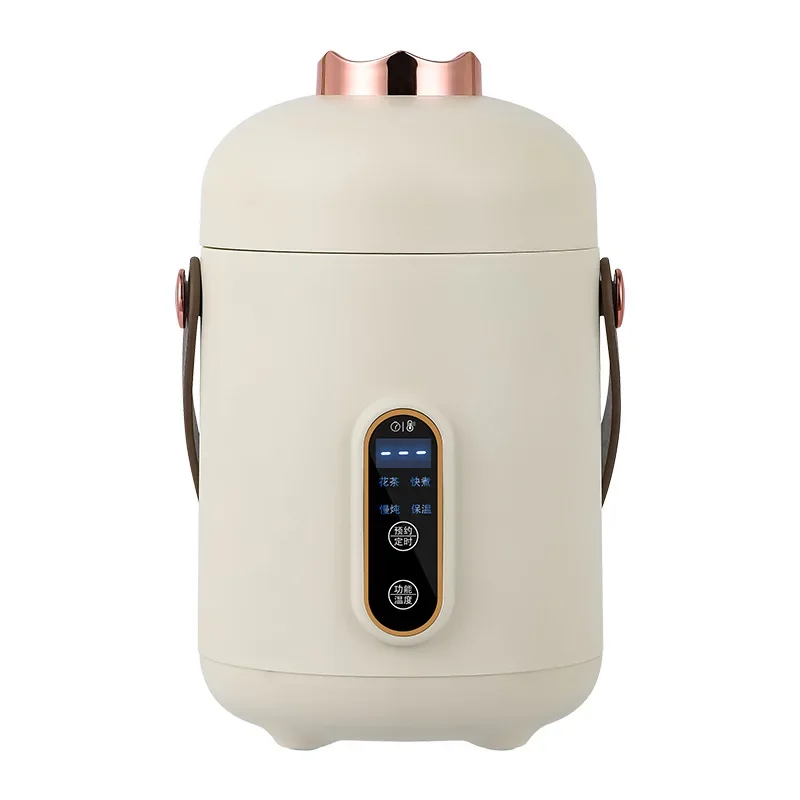 New Mini Rice Cooker Small 600ML Electric Cooker Multifunctional Electric Cooking Pot 12H Reservation Mini Hot Pot For Dormitory