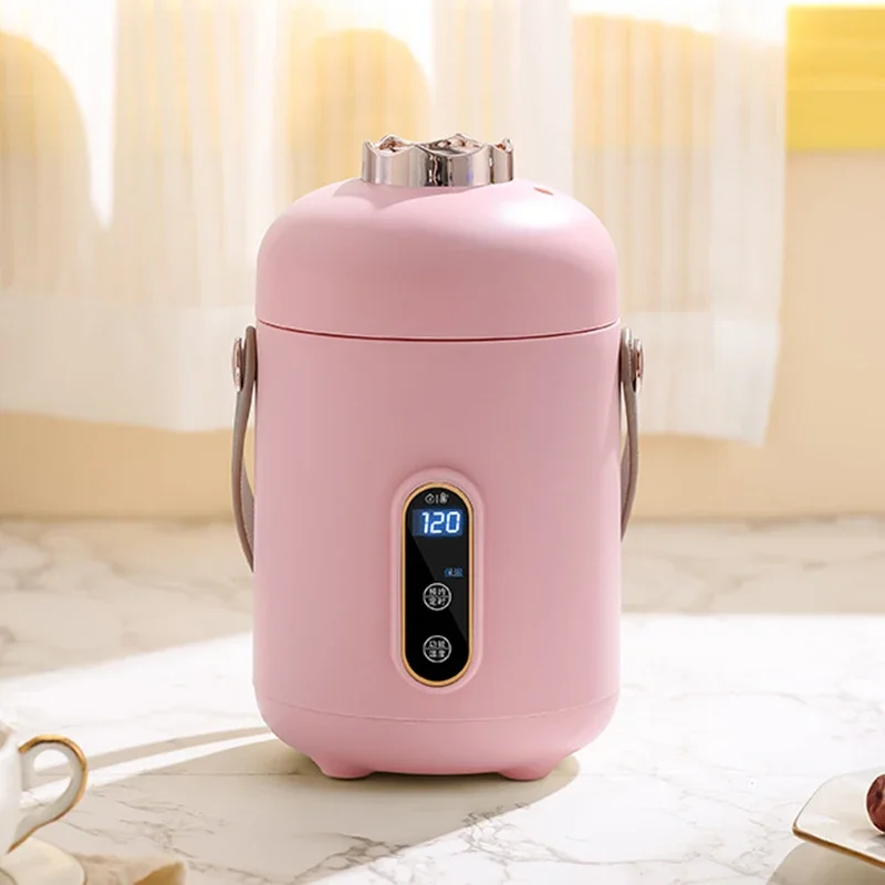 New Mini Rice Cooker Small 600ML Electric Cooker Multifunctional Electric Cooking Pot 12H Reservation Mini Hot Pot For Dormitory