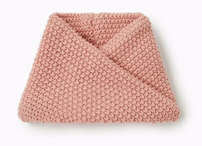 2024 baby girl and baby boy child children's spring autumn winter Solid knitted hat and knitted infinity scarf