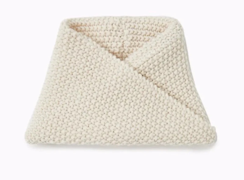 2024 baby girl and baby boy child children's spring autumn winter Solid knitted hat and knitted infinity scarf