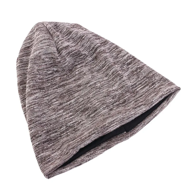 Spring Autumn Double Fabric Hats For Adult Cashmere-like Skullies & Beanies