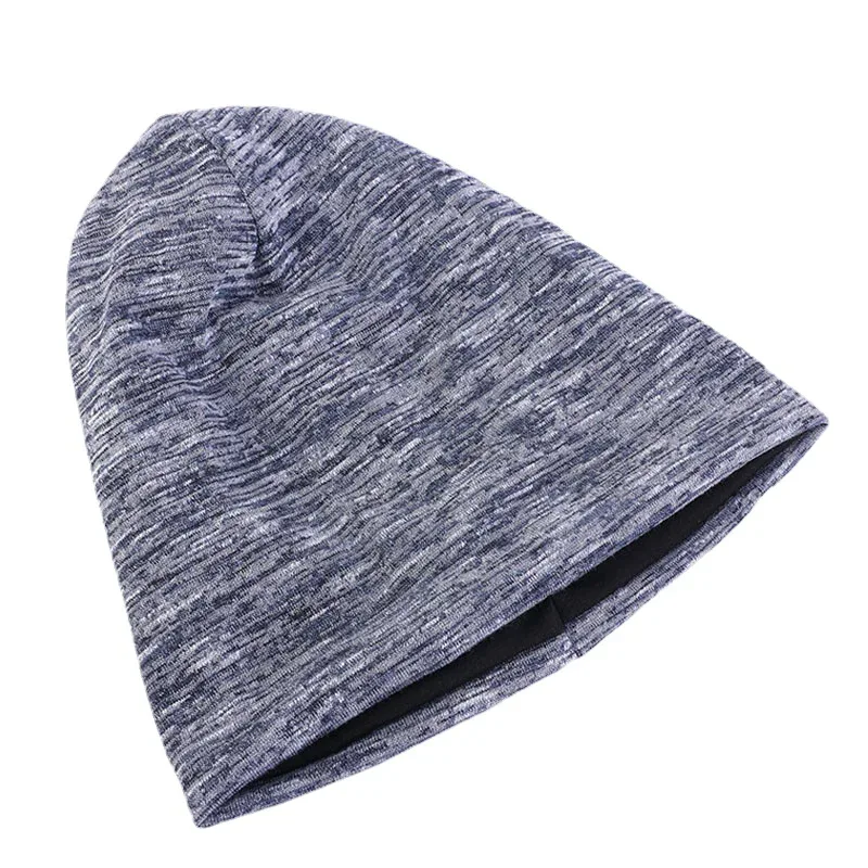 Spring Autumn Double Fabric Hats For Adult Cashmere-like Skullies & Beanies