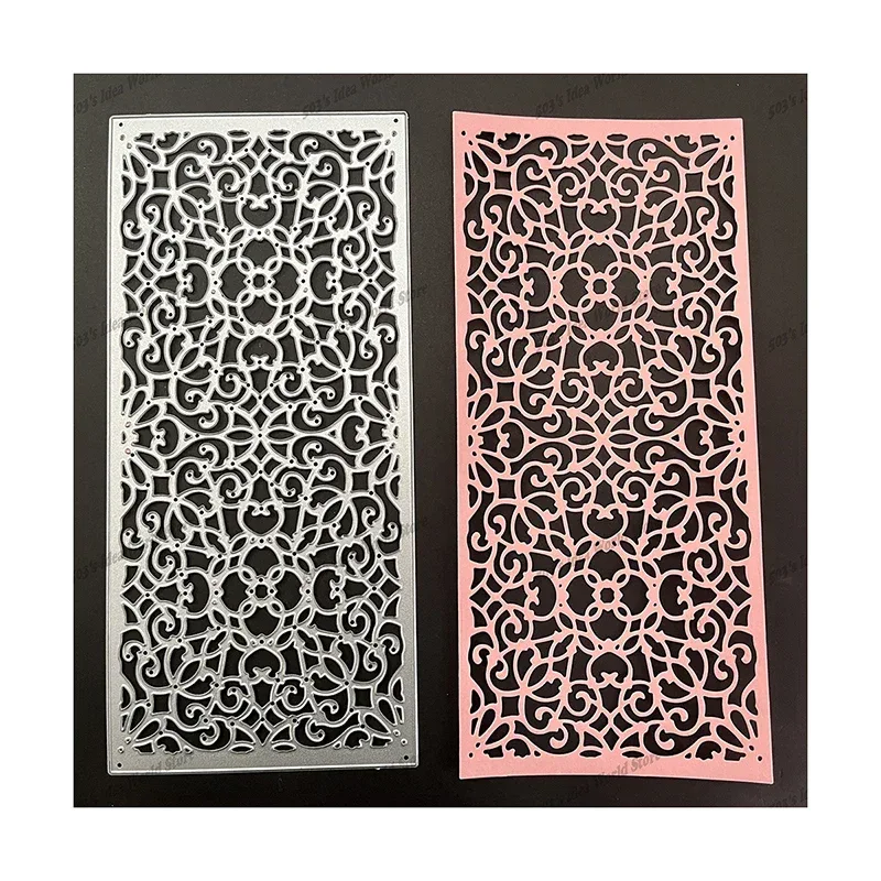 New Arrival Autumn Leaf Trees Background Metal Cutting Dies for 2025 DIY Scrapbooking Winter Frame Card Making Note Stencils