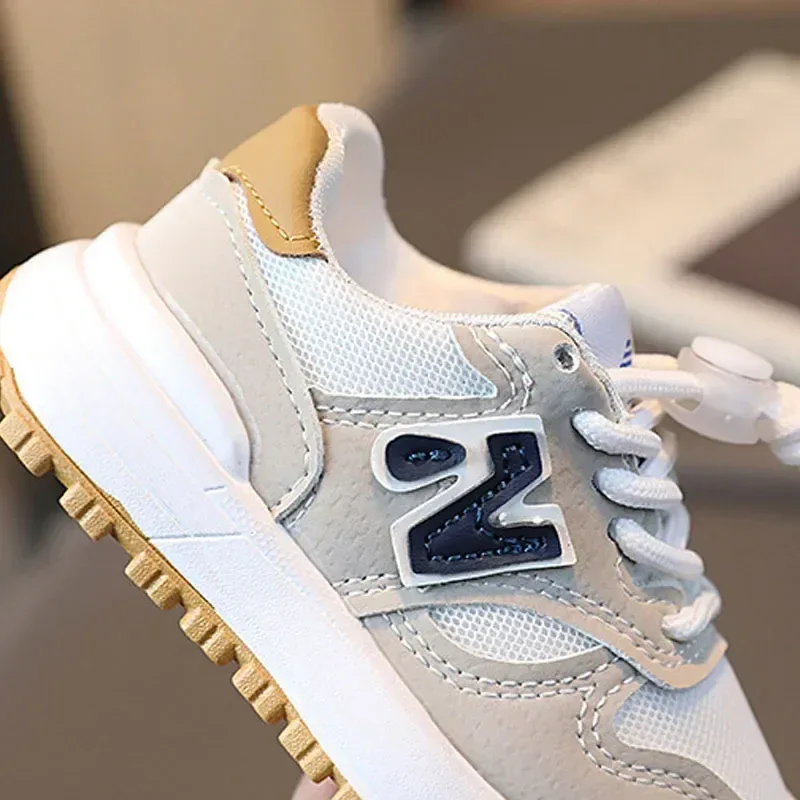 Baby Kid's Spring and Autumn All-match Trend Sneaker Toddler Boy's and Girl's Mesh Upper Breathable Casual Outdoor Walking Shoes