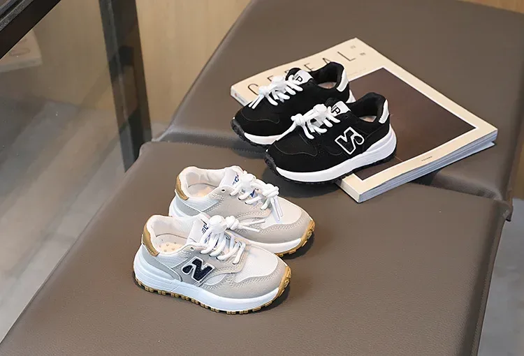 Baby Kid's Spring and Autumn All-match Trend Sneaker Toddler Boy's and Girl's Mesh Upper Breathable Casual Outdoor Walking Shoes