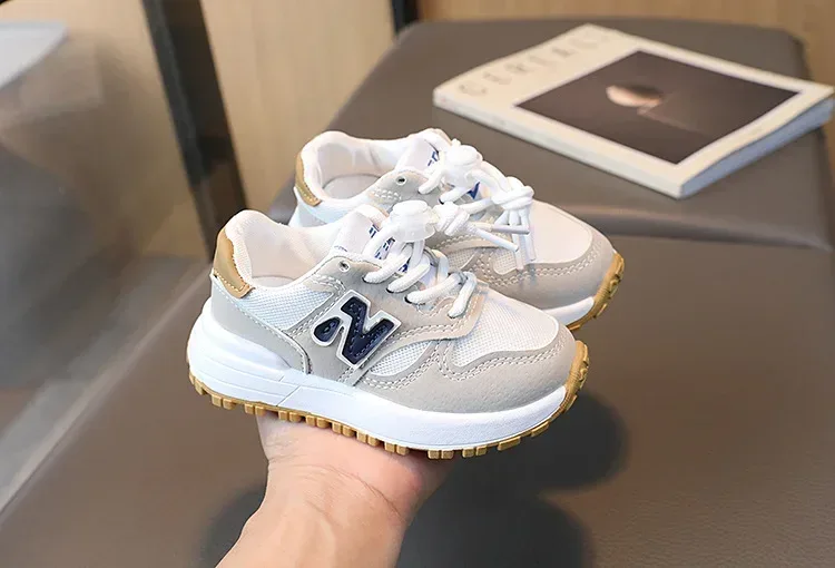 Baby Kid's Spring and Autumn All-match Trend Sneaker Toddler Boy's and Girl's Mesh Upper Breathable Casual Outdoor Walking Shoes