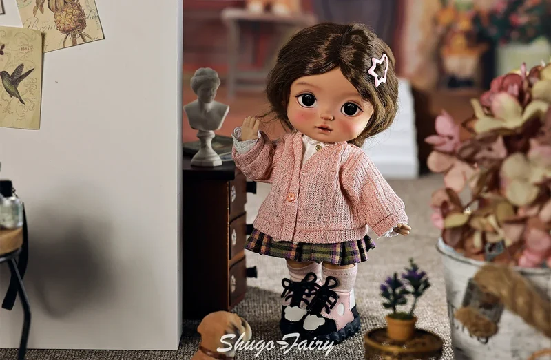 ShugaFairy Plums 1/6 Bjd Doll Head Thessa Body Autumn American School Style Joint Body Baby Toys Girls BJD Dolls