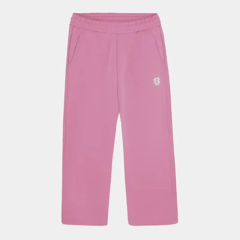 Man Y2k Pants Joggers Men Streetwear Embroidered Pink Long Sweatpants Cargo Clothing Casual Police Trousers American Harajuku