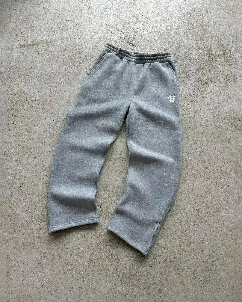 Man Y2k Pants Joggers Men Streetwear Embroidered Pink Long Sweatpants Cargo Clothing Casual Police Trousers American Harajuku