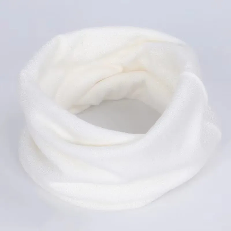New Cashmere Winter Scarf for Baby Boys Girls Kids Knitted Scarves Unisex Elastic Mufflers Children Autumn Crochet Baby Scarf