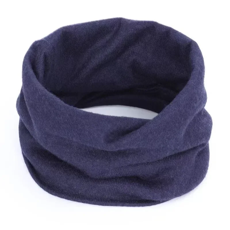 New Cashmere Winter Scarf for Baby Boys Girls Kids Knitted Scarves Unisex Elastic Mufflers Children Autumn Crochet Baby Scarf