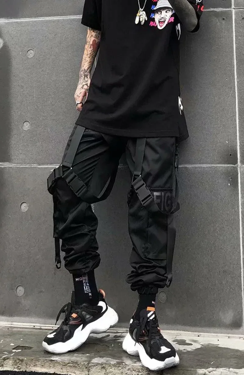 Harajuku Joggers Cargo Pants Men Fashion Casual Multi Pocket Streetwear techwear Men Women Sport Trousers Trending y2k Style