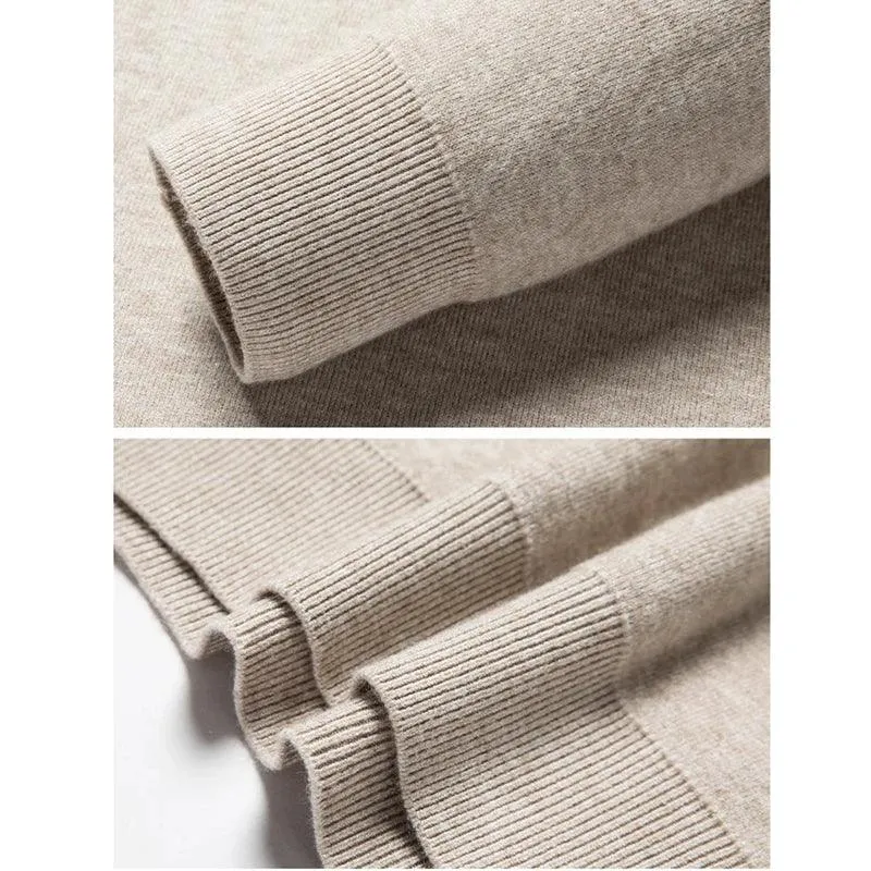 Slim Black Tops Men Autumn Winter Turtleneck Long Sleeve Slim Pullover Sweater Blouse Top Good Quality Spring Autumn Pullover