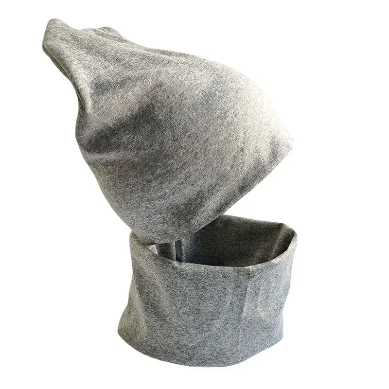 1-14Y Autumn Winter Solid Color Soft Warm Outdoor Activities Cap Scarf for Girls and Boys Infant Hats Set Children Beanies Cap