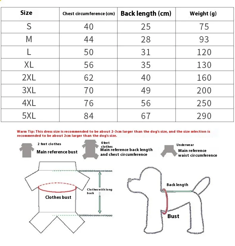 Fashion Dog Coat Clothes, Trendy Embroidered Dog Autumn and Winter Cotton Clothing, Pet Clothing, Thickened Warm Down Clothing