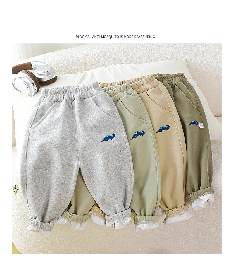 Baby Girls Boys Pants Pocket Long Trousers For Kids Toddler Infant Cartoon Pant Spring Autumn Children's Casual Sports Clothing