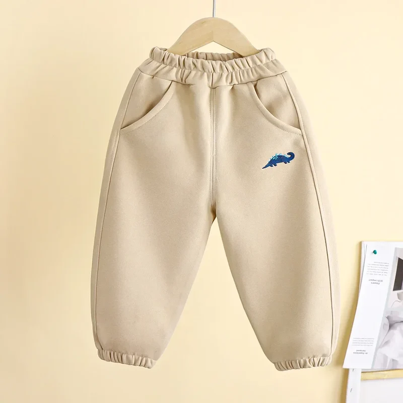 Baby Girls Boys Pants Pocket Long Trousers For Kids Toddler Infant Cartoon Pant Spring Autumn Children's Casual Sports Clothing