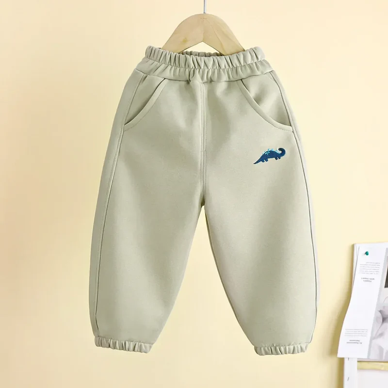 Baby Girls Boys Pants Pocket Long Trousers For Kids Toddler Infant Cartoon Pant Spring Autumn Children's Casual Sports Clothing