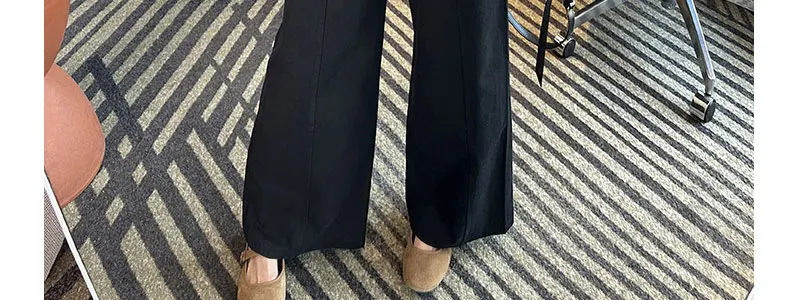 Summer Pregnant Woman Washed Cotton Trousers High Waist Ankle-length Plus Size Maternity Casual Pants Wide Legs Pregnancy Pants