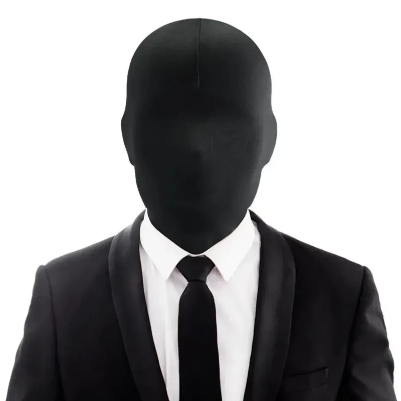 2pcs New Black Cosplay Full Mask Thin Adult Kids Hood Cosplay Prop Halloween Costumes Breathable Cosplay Head Cover