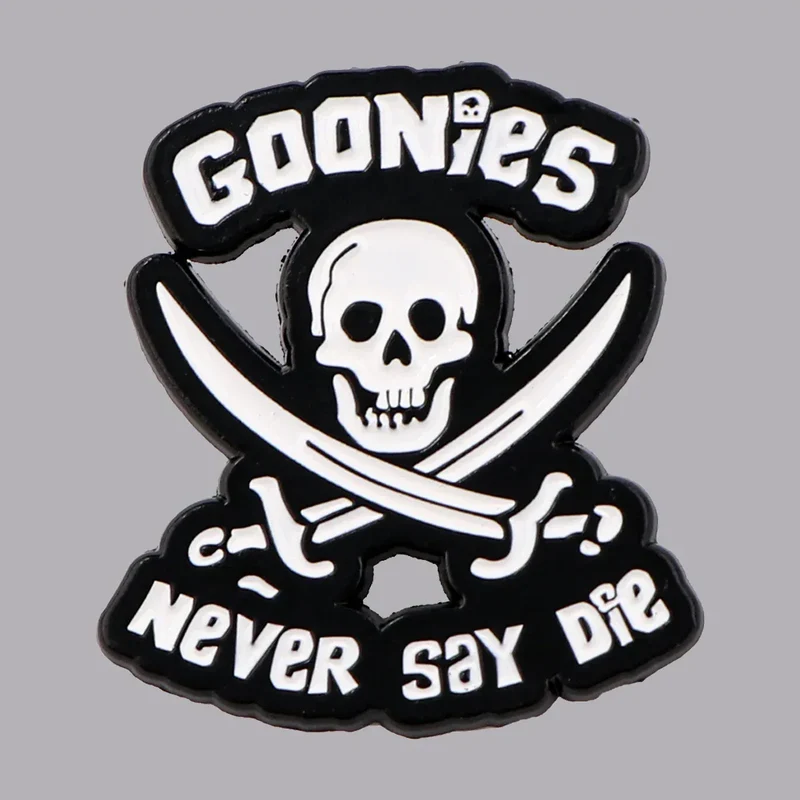 Punk Skeleton Enamel Pin Quotes Brooch Pines Lapel Pins Badge on Backpack Clothing Accessories Gothic Jewelry Halloween Gift
