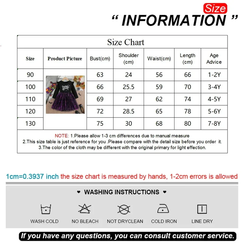 Prowow 2-8Y Kids Purple Halloween Dresses For Girls Long Sleeve Princess Mesh Spooky Spider Dress Children Halloween Costumes