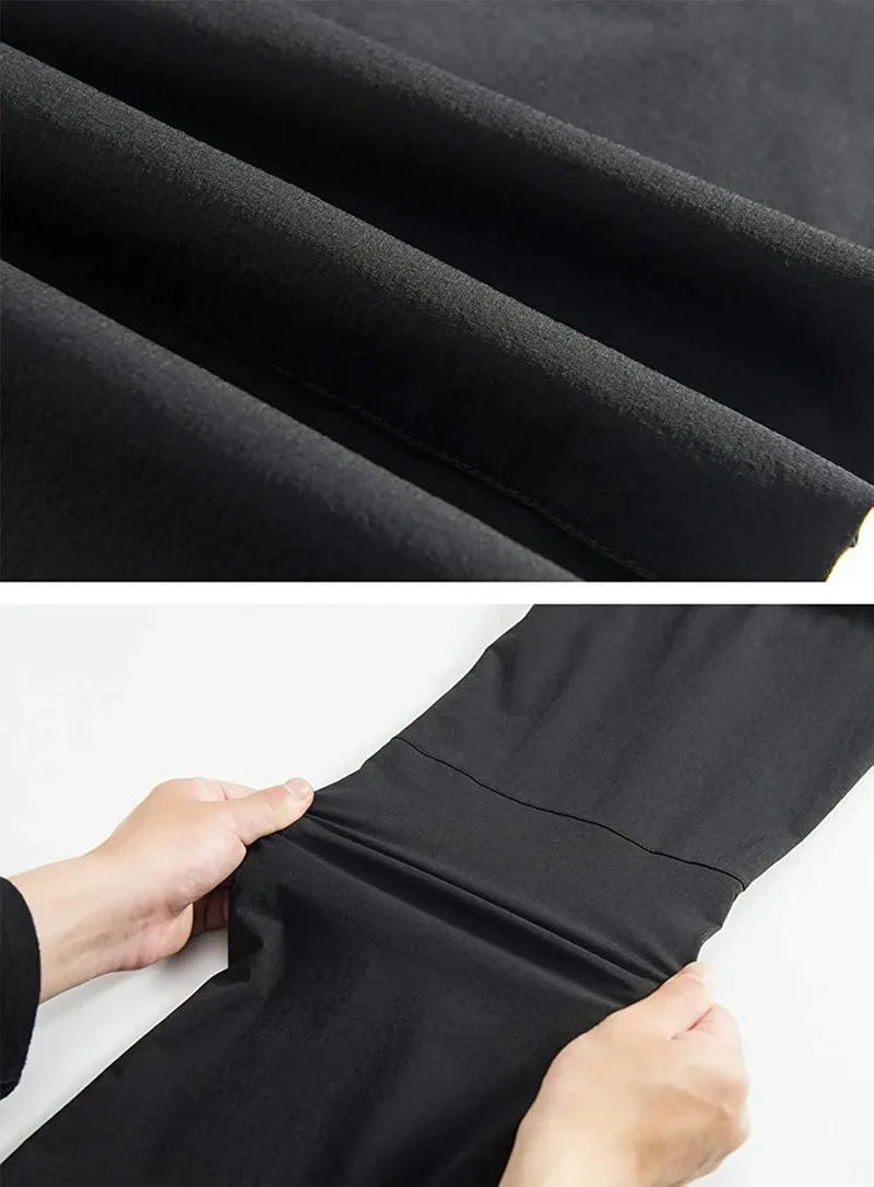 TACVASEN Quick Dry Outdoor Hiking Pants Men Summer Lightweight Rip-stop Cargo Work Trousers Multi-Pockets Camping Fishing Pants