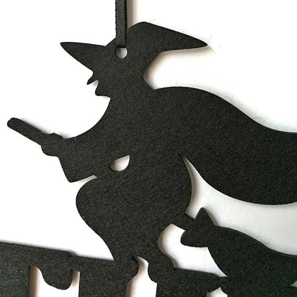 Creative Halloween Party Home Decoration Halloween Door Decoration Witches Hanging Signs Doors Hanging Decorations for Halloween