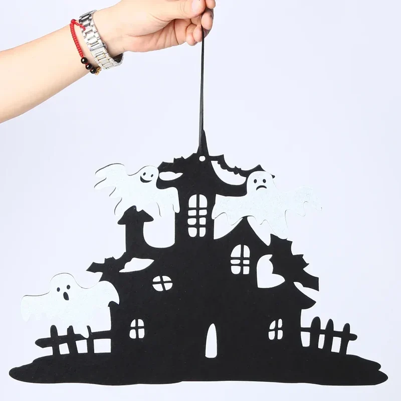 Creative Halloween Party Home Decoration Halloween Door Decoration Witches Hanging Signs Doors Hanging Decorations for Halloween