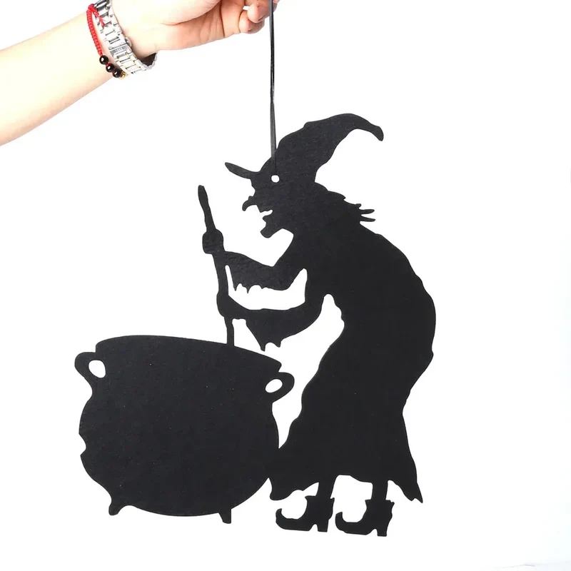 Creative Halloween Party Home Decoration Halloween Door Decoration Witches Hanging Signs Doors Hanging Decorations for Halloween