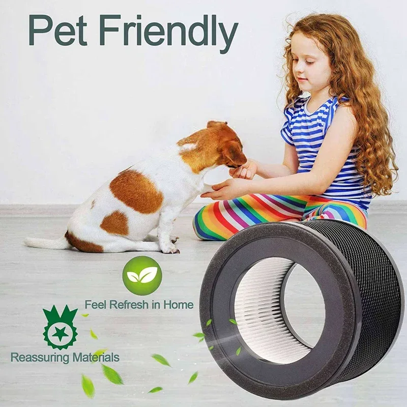 3X HEPA Filter For Taotronics TT-AP001 Air Purifier For VAVA VA-EE014 Air Purifier With Activated Carbon Filter
