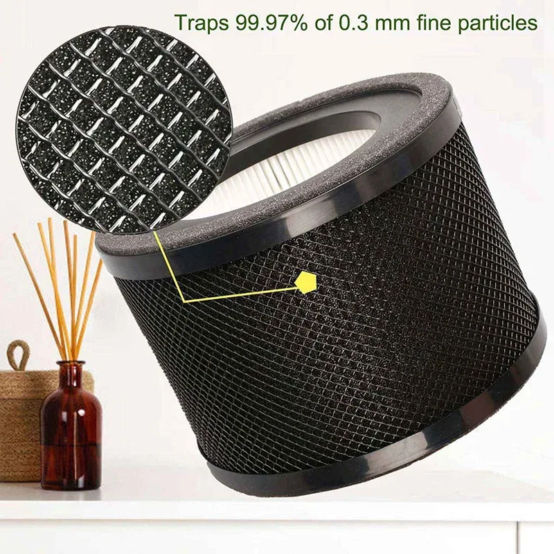 3X HEPA Filter For Taotronics TT-AP001 Air Purifier For VAVA VA-EE014 Air Purifier With Activated Carbon Filter