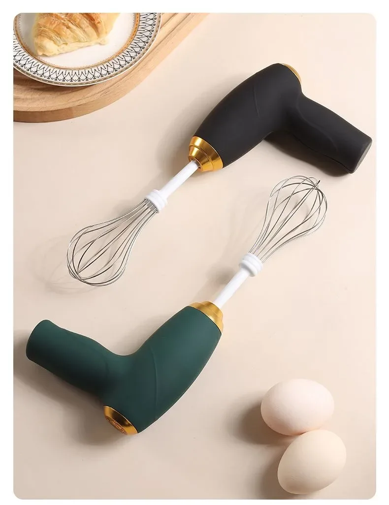 USB handheld blender, mini egg beater, coffee cream frother, rechargeable 3-speed kitchen tool, food mixer, blender