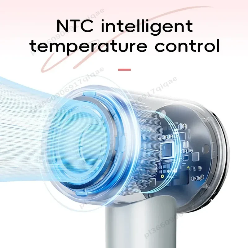1600W Professinal Leafless Hair Dryer Negative Ion Hair Care Hairdryer Home Powerful Blow dryer Styling Toos Gift For Women