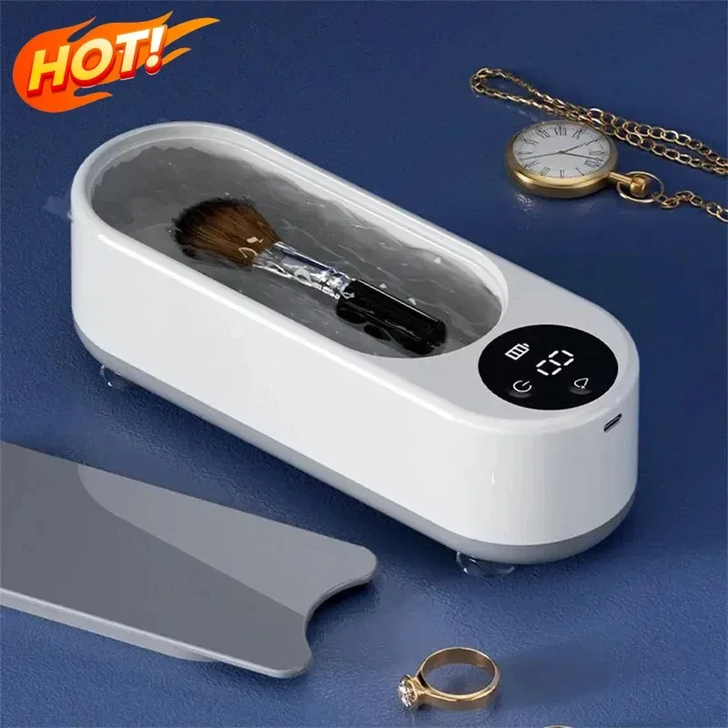 Clean Ultrasonic Cleaner Portable Household Cleaning Machine Jewelry Cleaner Machine Ring Glasse Makeup Brush Cleaner New