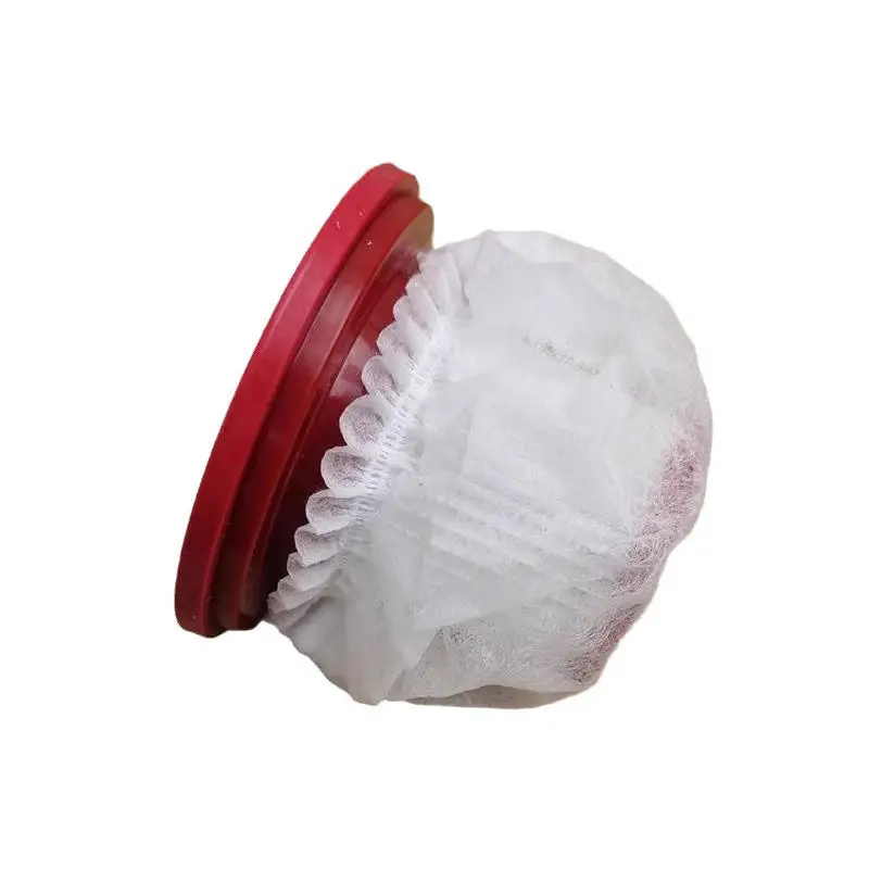 100 Pieces Cheap Disposable Vacuum Cleaner Filter Protective Cover Washable Non-woven Fabric For Hand Held Vacuum Cleaner