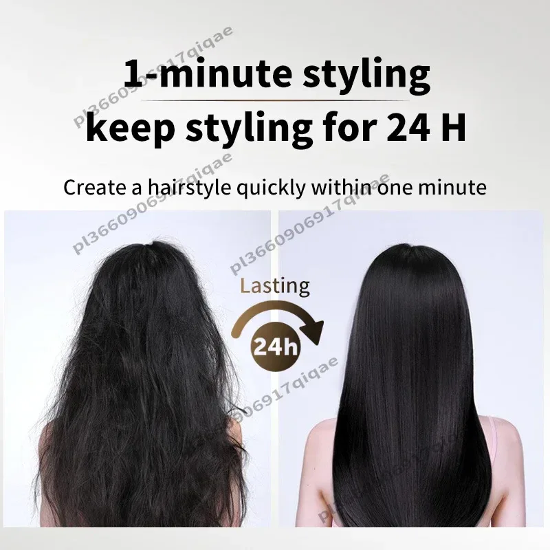 2 IN 1 Hair-care Airstrait Hair Straightener Hair Dryer Negative Ion Hair Styler Long-Lasting Styling Tool Hairdryer Machine