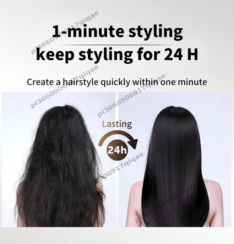 2 IN 1 Hair-care Airstrait Hair Straightener Hair Dryer Negative Ion Hair Styler Long-Lasting Styling Tool Hairdryer Machine