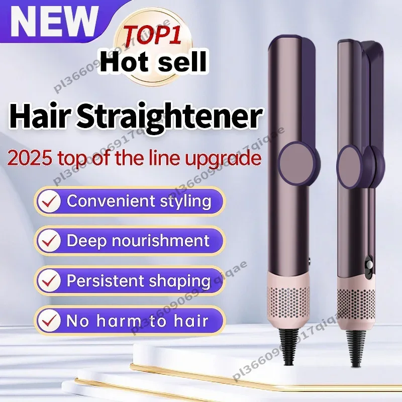 2 IN 1 Hair-care Airstrait Hair Straightener Hair Dryer Negative Ion Hair Styler Long-Lasting Styling Tool Hairdryer Machine