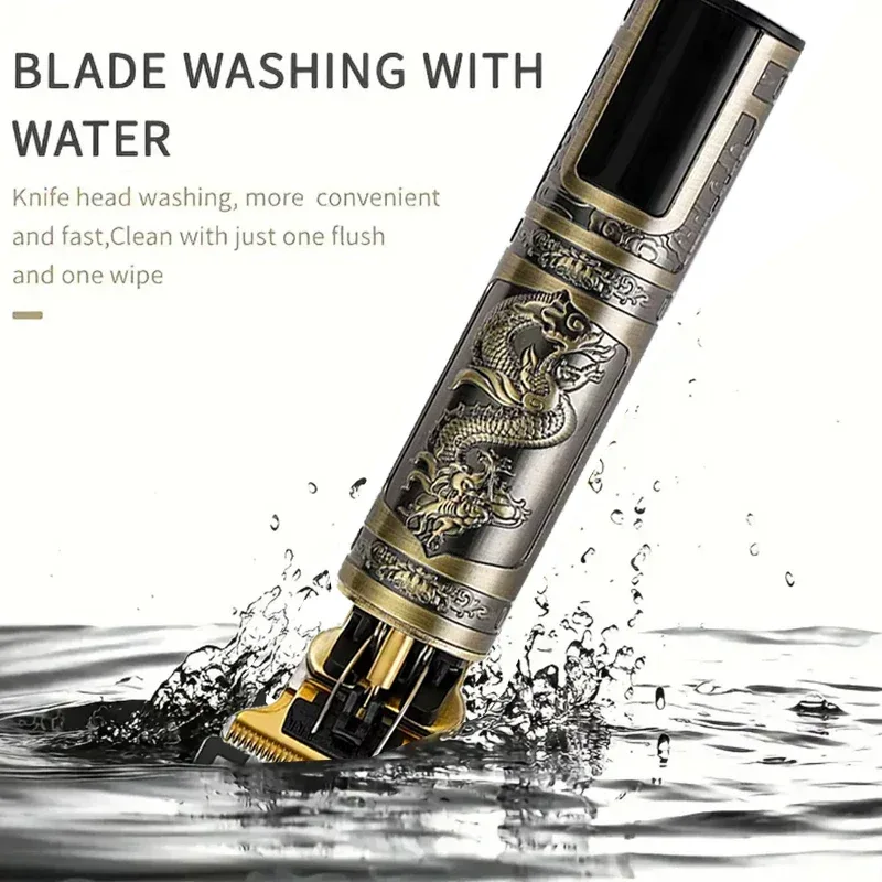 Electric Hair Clipper Vintage T9 For Mens Rechargeable Man Shaver Trimmer Machine For Men's Barber Professional Boyfriend Gift