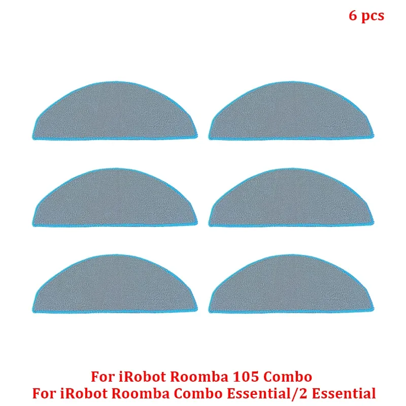 Accessories For iRobot Roomba Combo Essential / 2 Essential, Roomba Vac 2 Essential / 105 Robot Vacuum Cleaner Mop Cloths Part