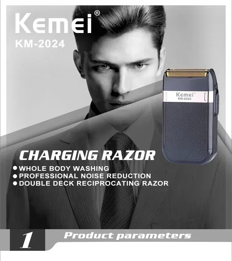 Kemei Professional Electric Hair Clippers Beard Clipper Rechargeable Men's Shaver Hair Trimmer KM-2628 KM-678 KM-2024 Clipper